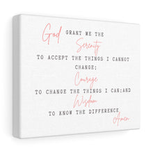 Load image into Gallery viewer, Serenity Prayer Canvas
