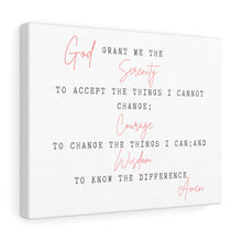 Load image into Gallery viewer, Serenity Prayer Canvas

